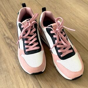 Women Sketchers sneakers Uno 2 much fun Pink/Black